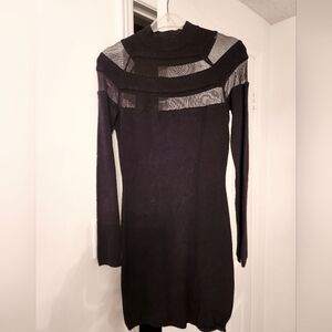 Marciano black knit dress size small